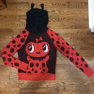 hoodie with antenna Large kid 12-14 *read